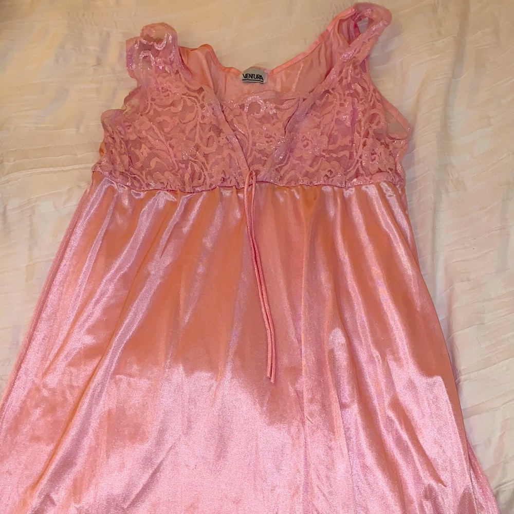 Silk night gown